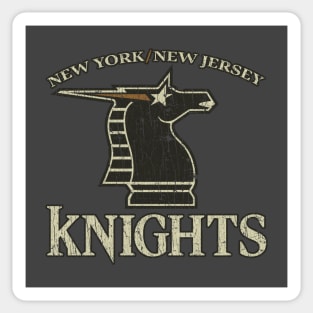 New York / New Jersey Knights 1991 Sticker